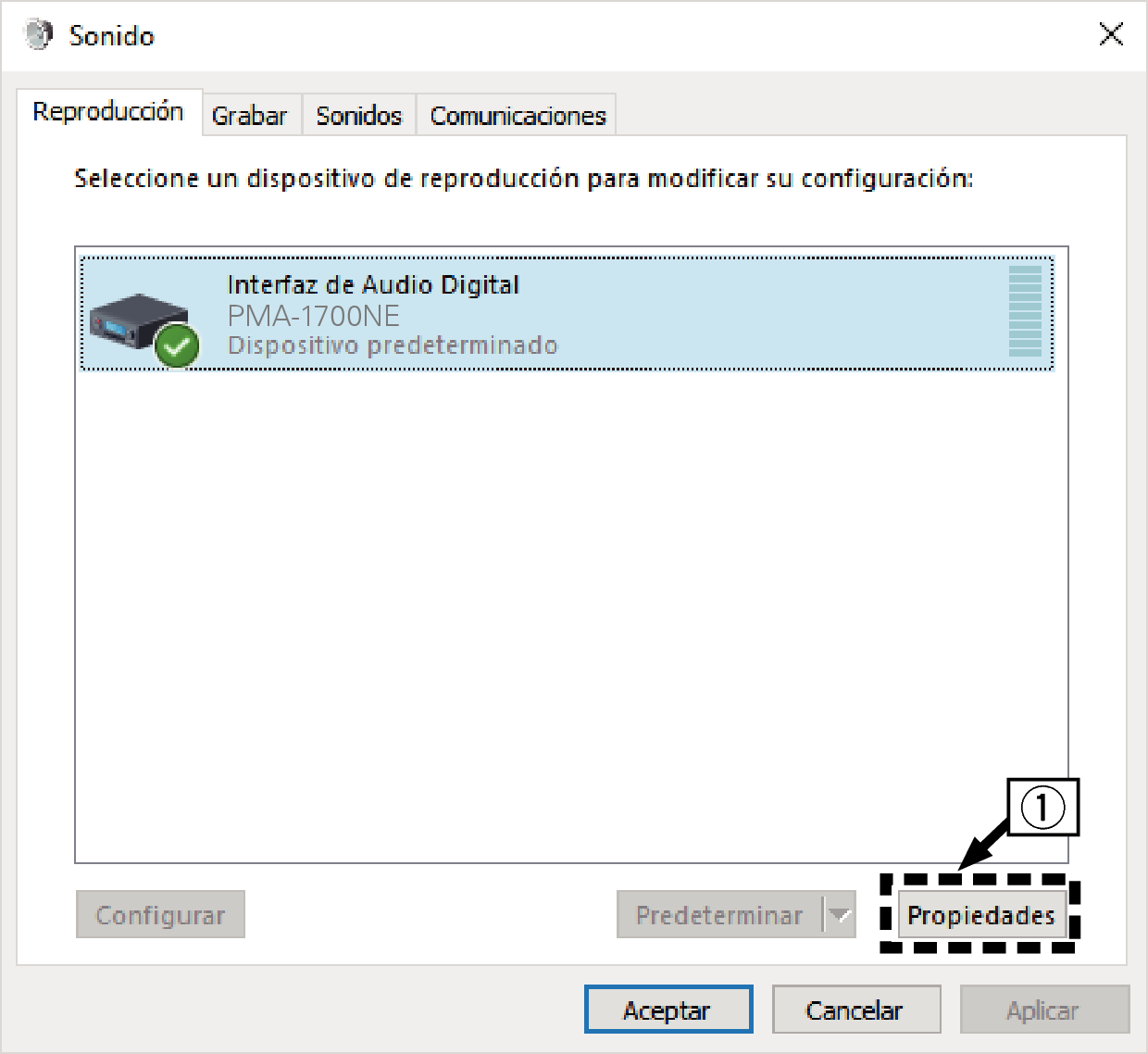 Windows setting 1 PMA1700NE